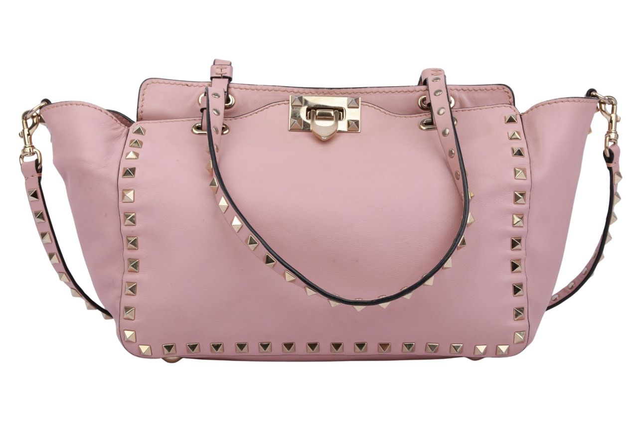 Valentino Garavani Rockstud Bag Small Rosa
