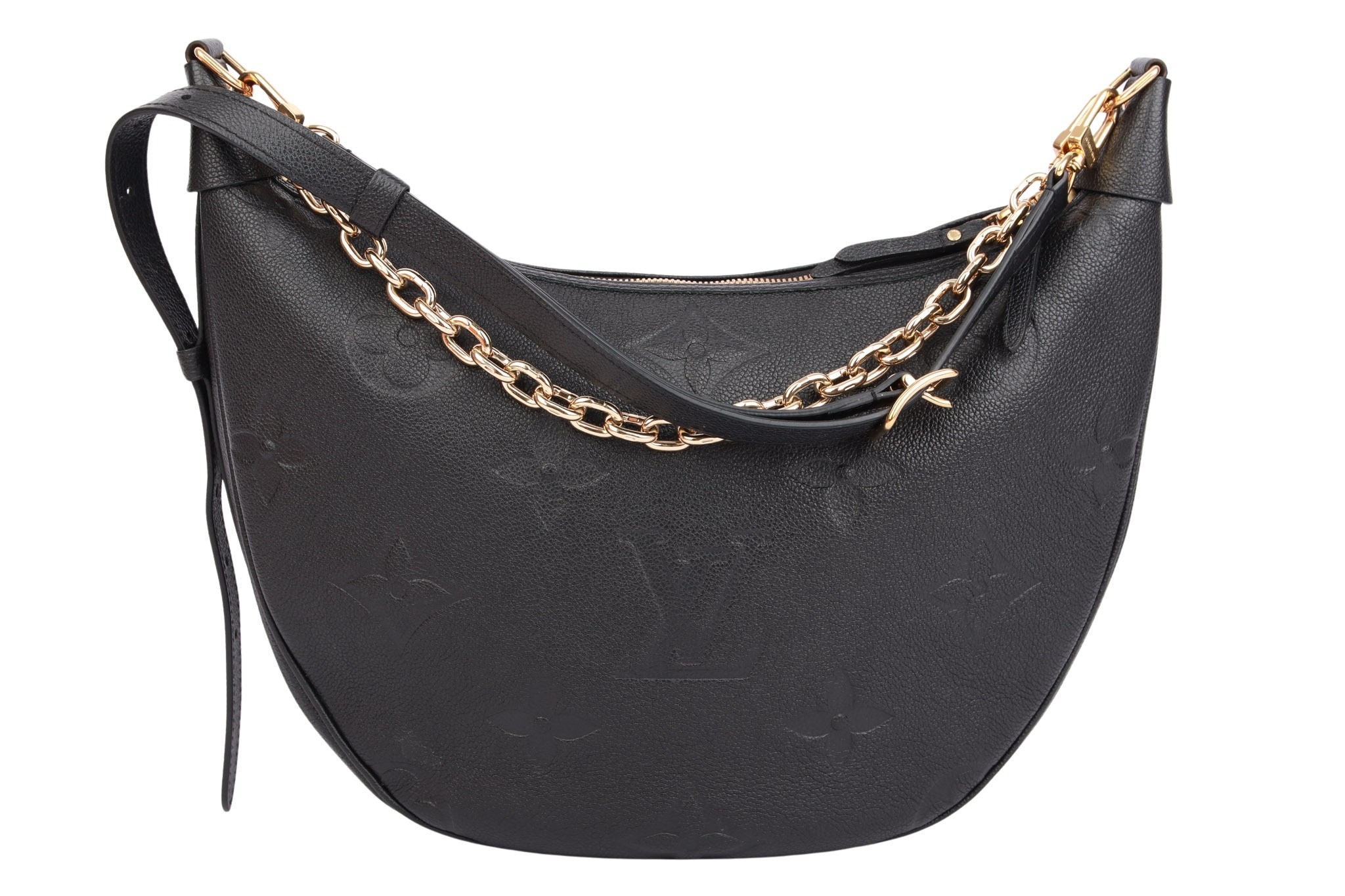 Louis Vuitton Loop Hobo Monogram Empreinte Schwarz