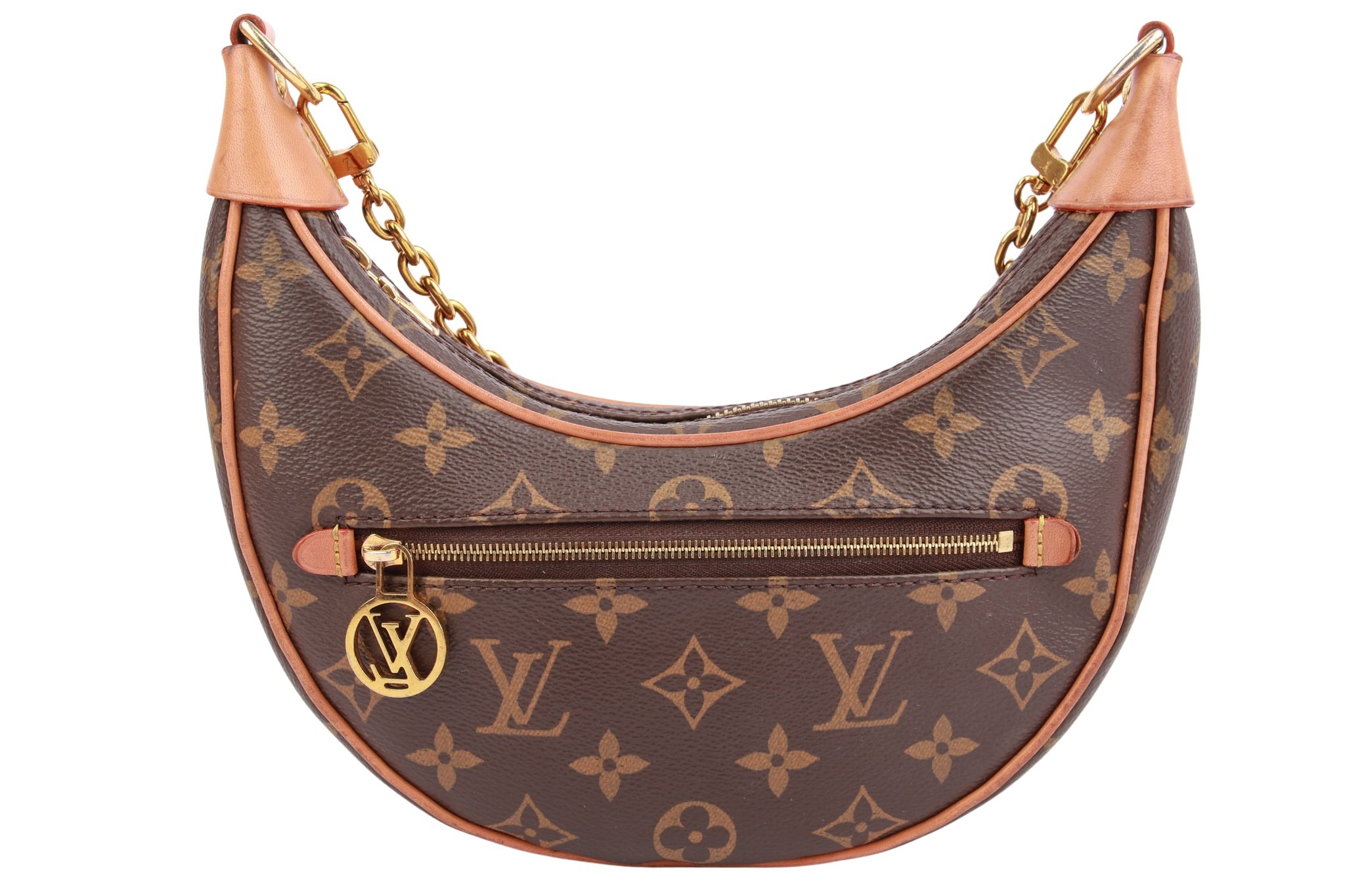 Louis Vuitton Loop Hobo Monogram Canvas Braun