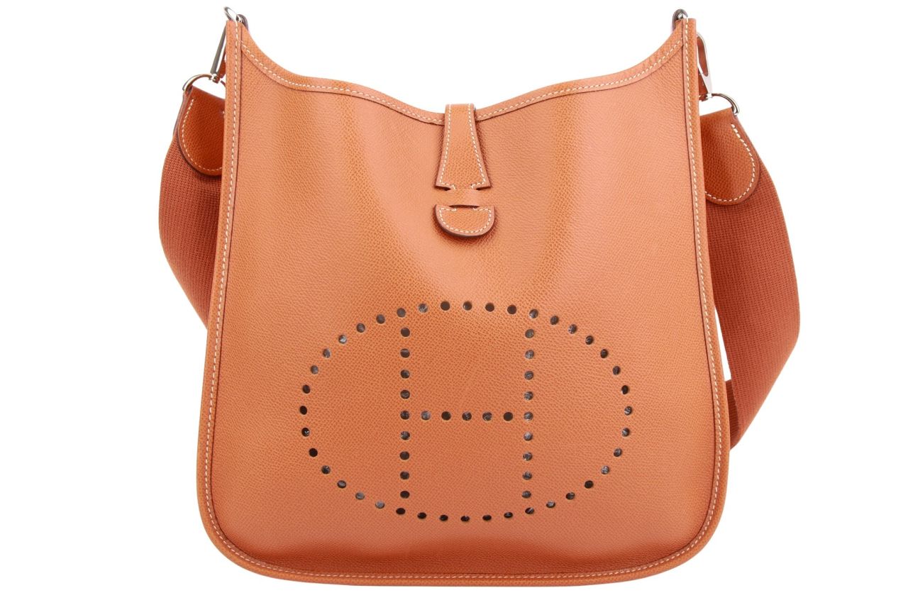 Hermès Evelyne 1 Thin PM Epsom Brown