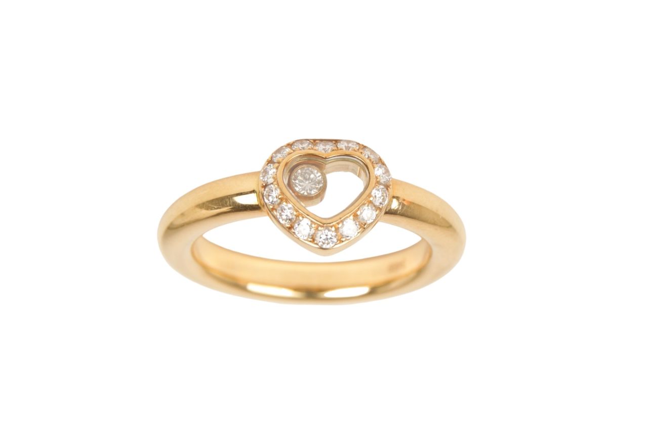 Chopard Happy Diamonds Ring Gelbgold Gr. 52