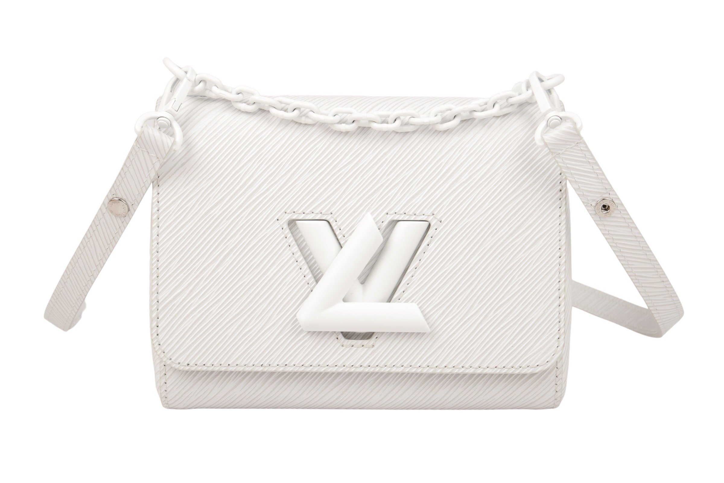 Louis Vuitton Silver Epi Leather Twist PM Bag Louis Vuitton