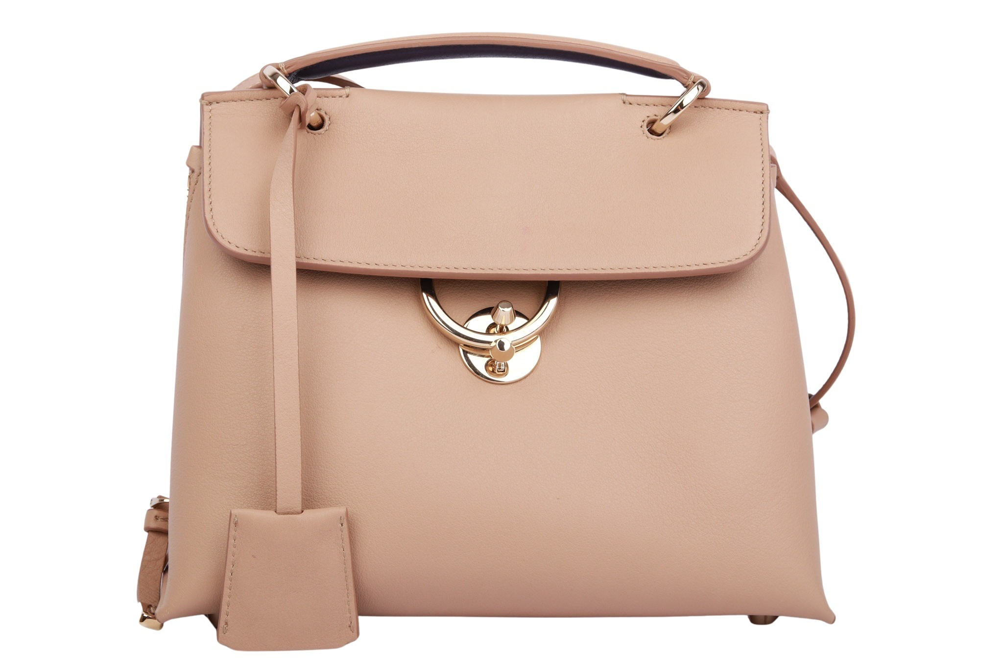 Salvatore Ferragamo Ledertasche Jet Set Beige