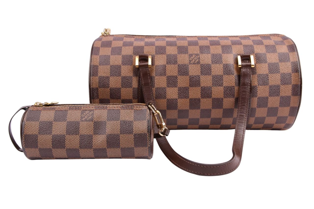 Louis Vuitton Papillon 30 Damier Ebene Braun inkl. Pochette