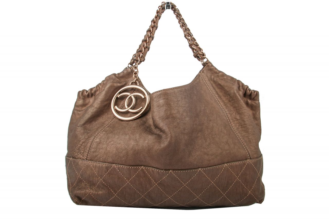 Chanel Hobo Bag Braun/ Bronze