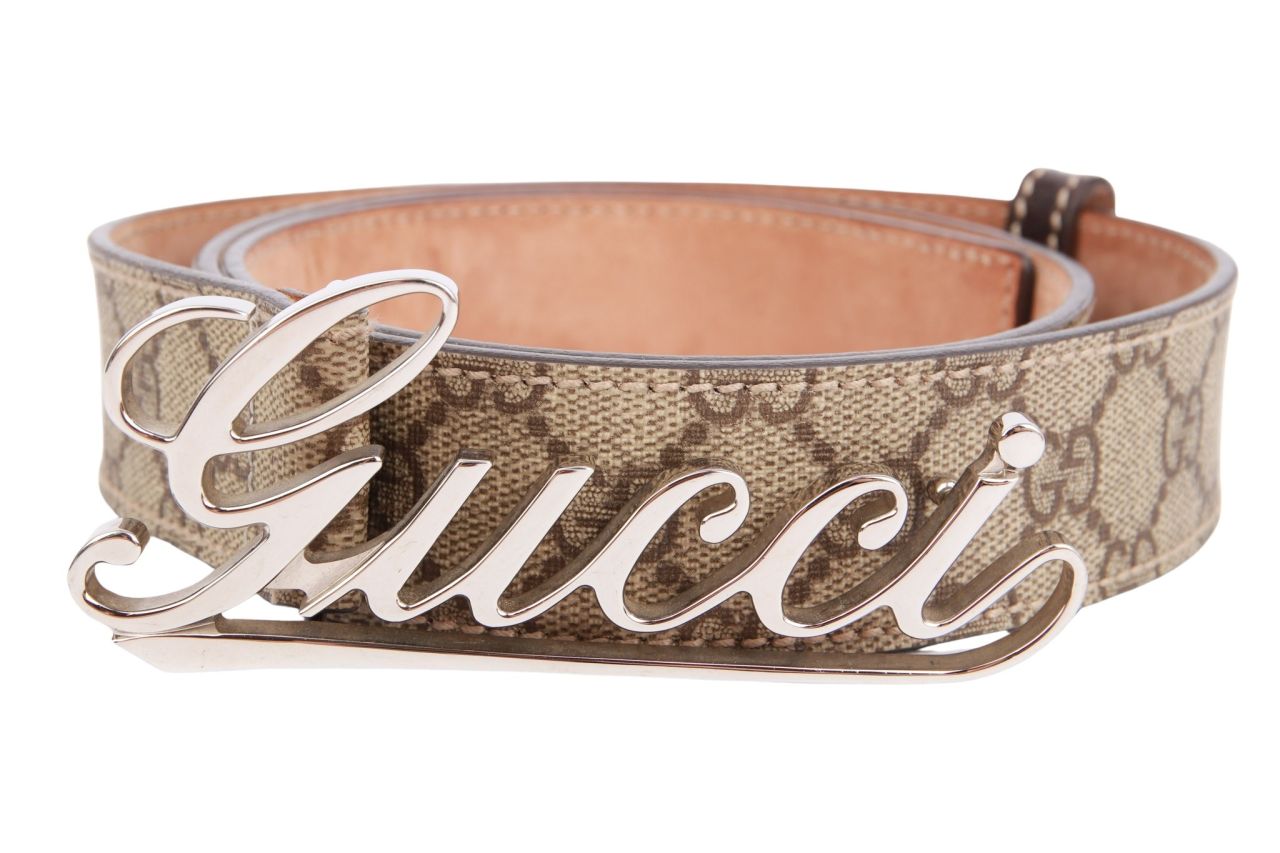 Gucci Gürtel Supreme Braun Gr. 105