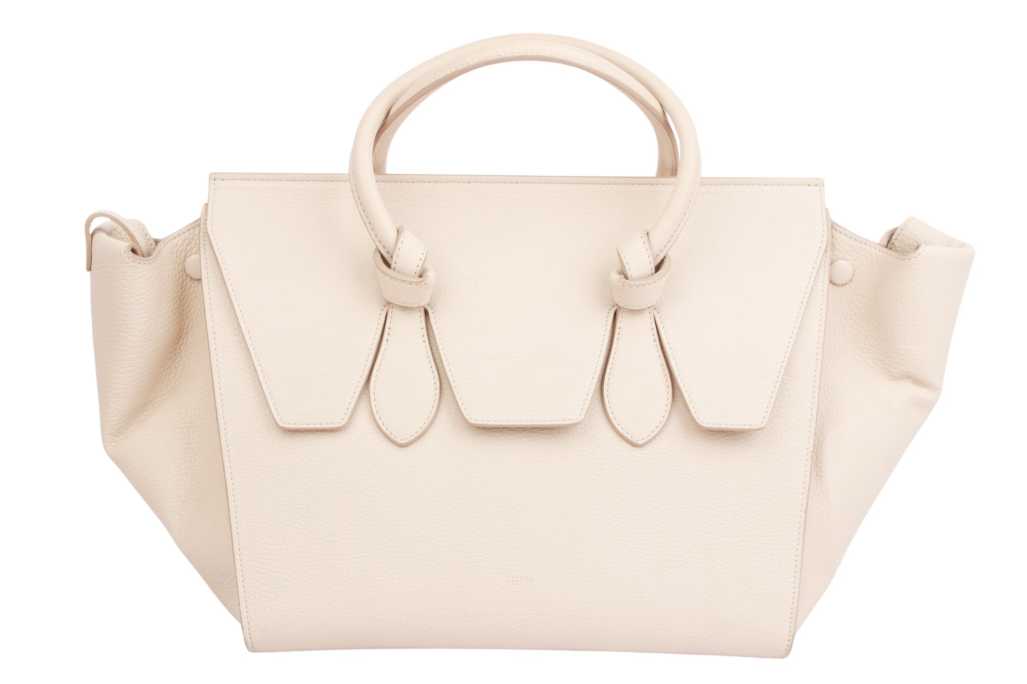 Céline Tie Knot Bag Leder Creme