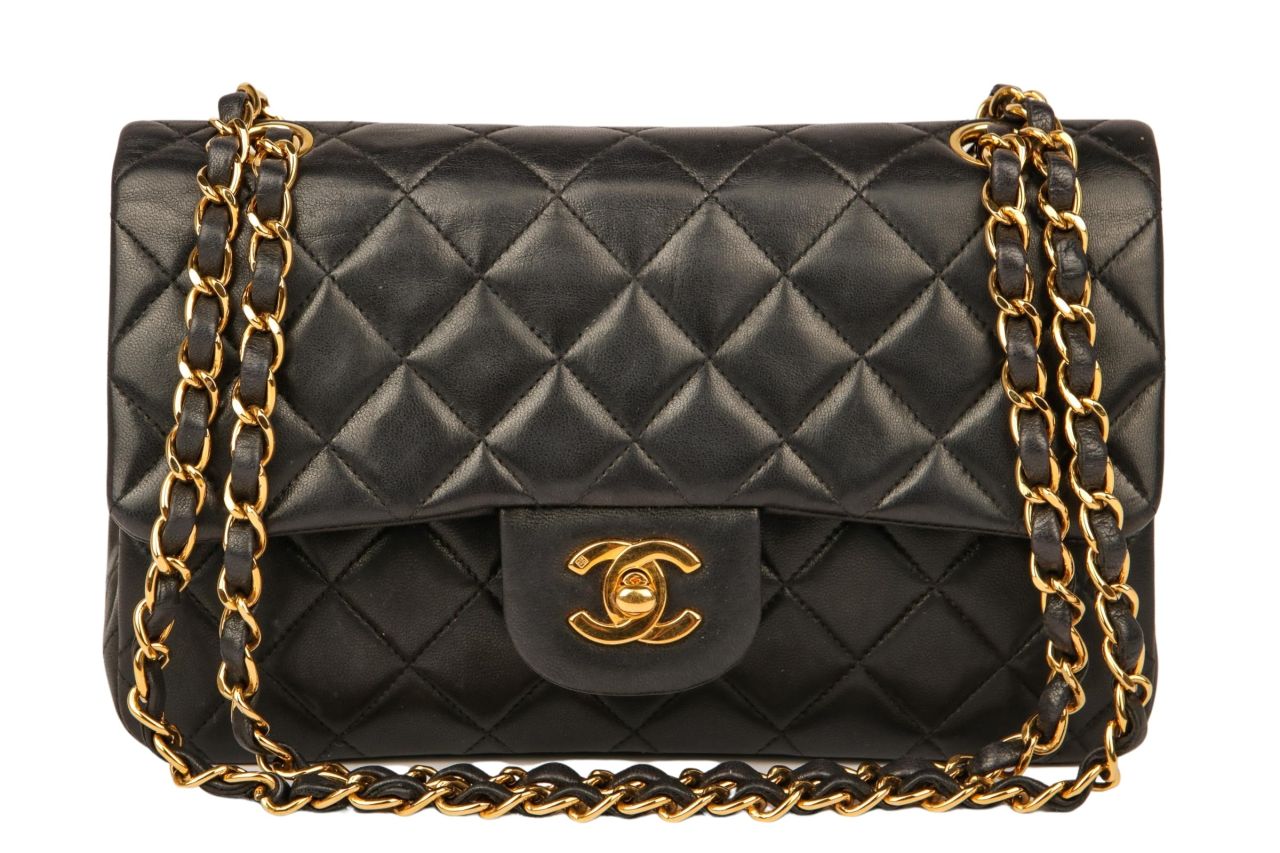 Chanel Timeless Classic Double Flap Bag Small Schwarz