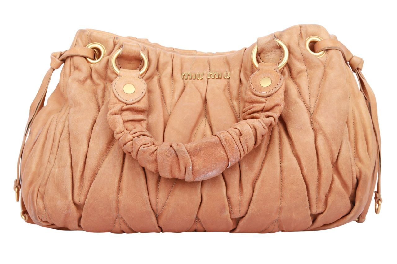 Miu Miu Matelassé Bag Braun