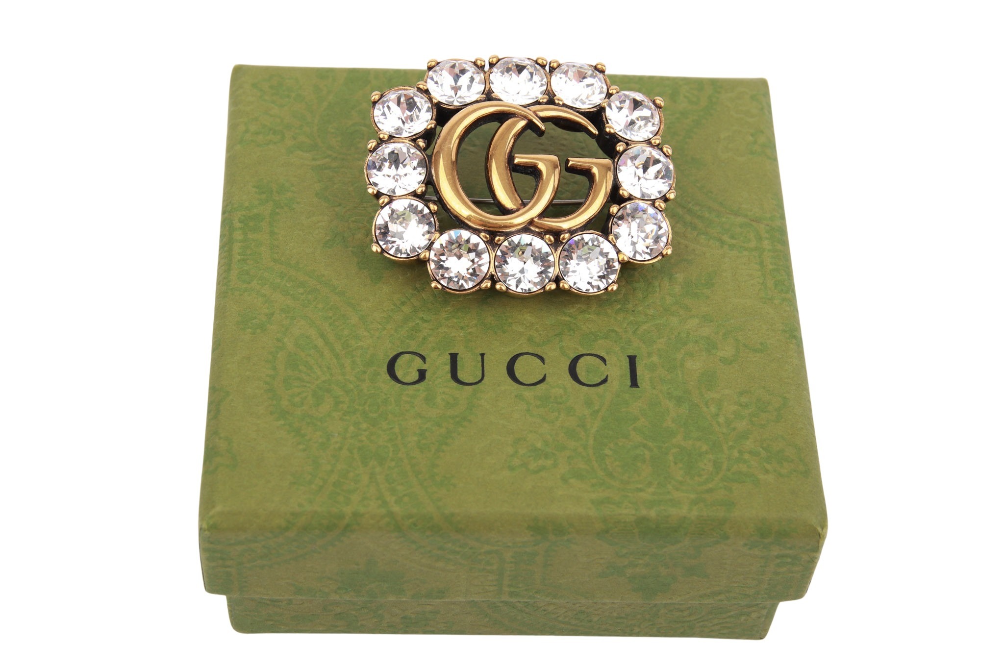 Gucci Brosche GG Gold