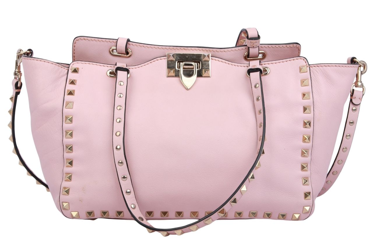 Valentino Garavani Rockstud Bag Small Rosa