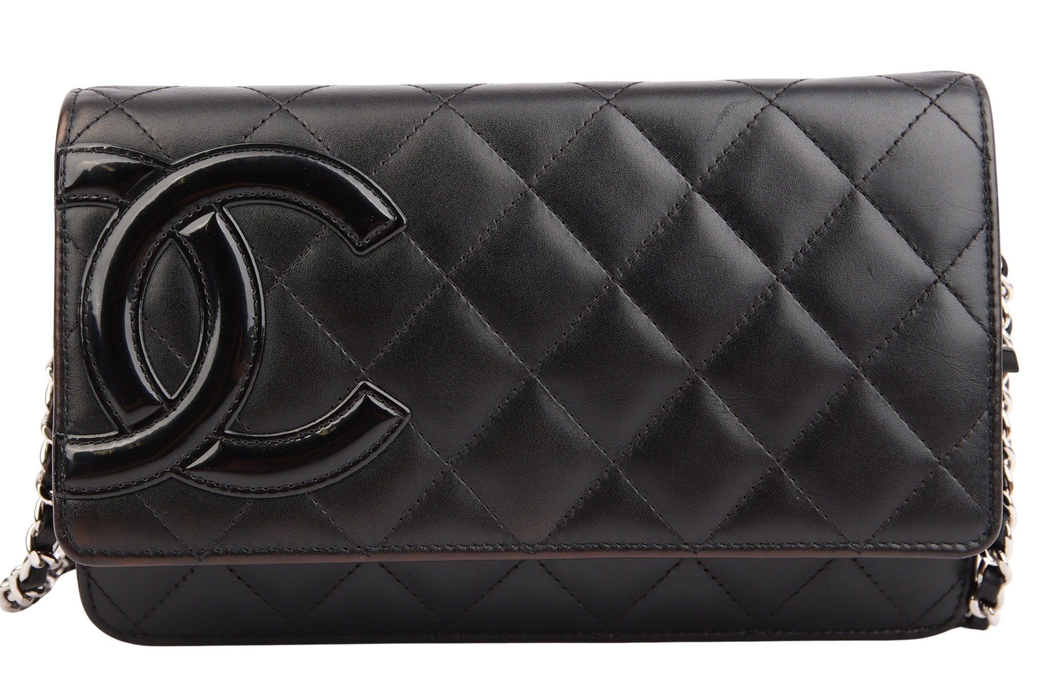Chanel Cambon Wallet on Chain Schwarz