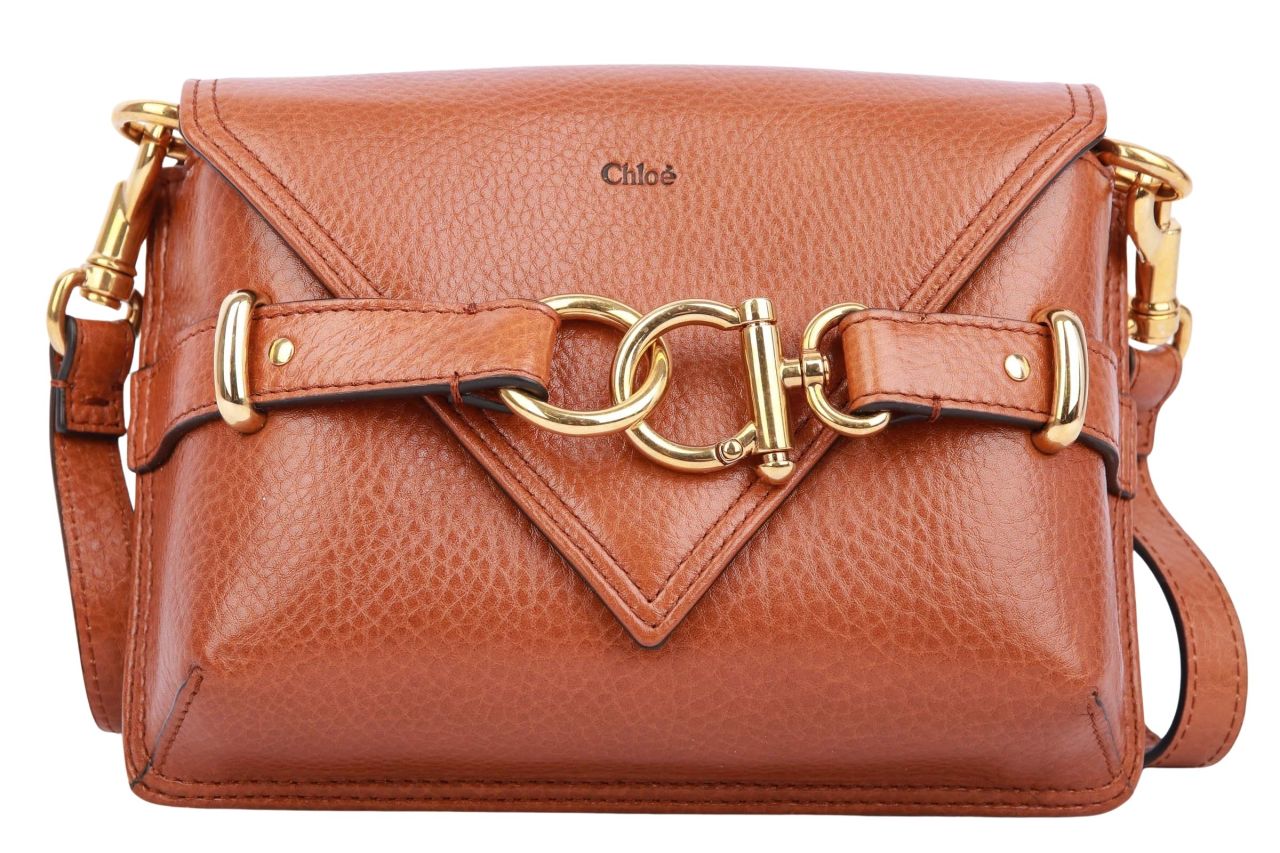Chloé Mini Crossbody Cape Bag Braun