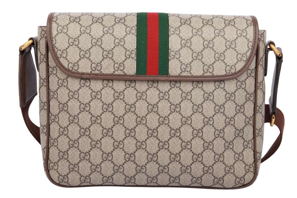 Gucci Messenger Bag GG Canvas Brown | Luxussachen.com