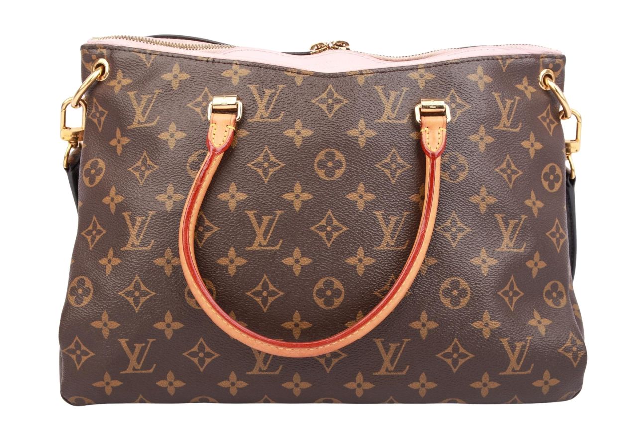Louis Vuitton Pallas MM Monogram Canvas Rosa
