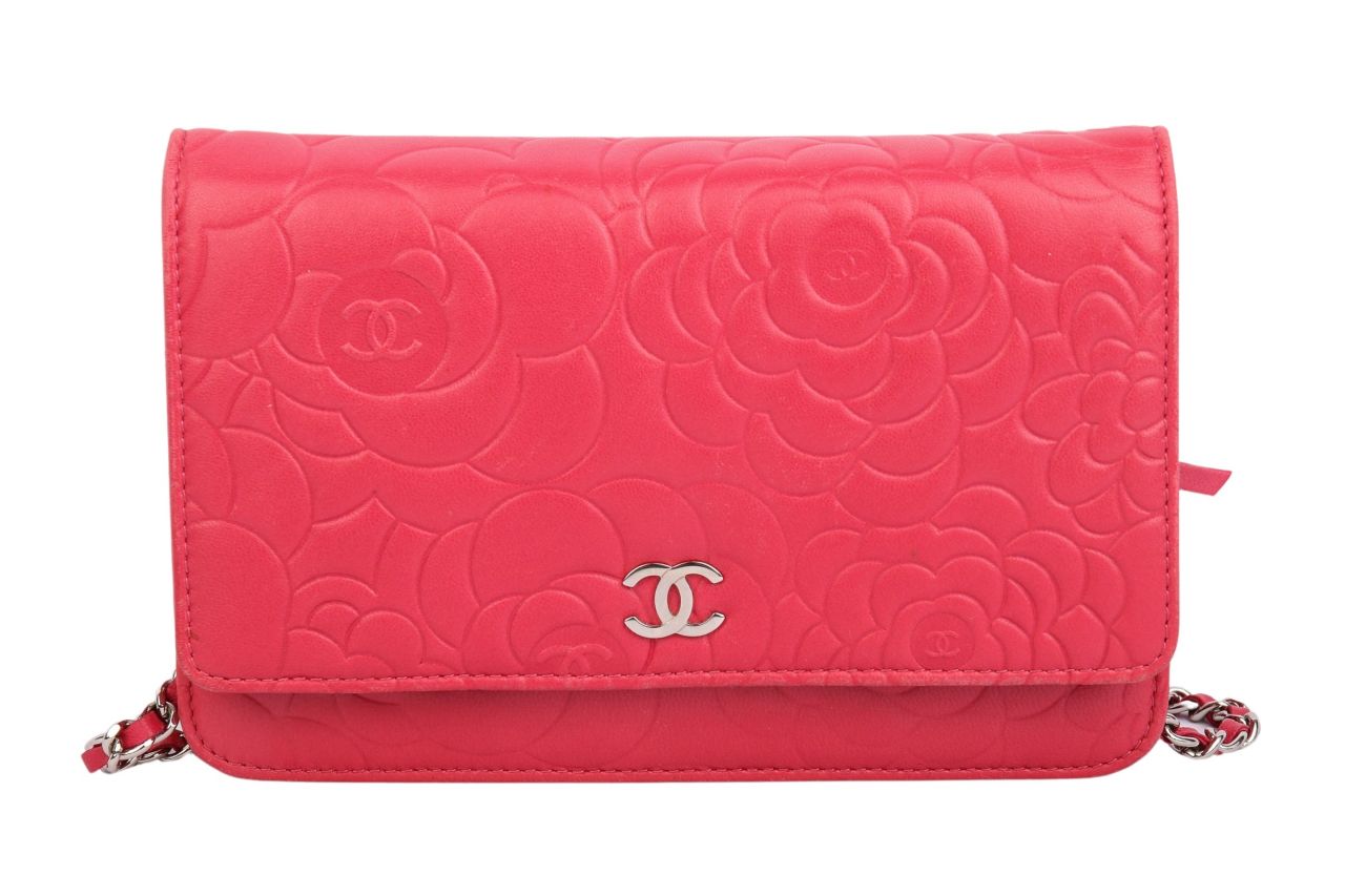 Chanel Wallet on Chain Camellia Pink