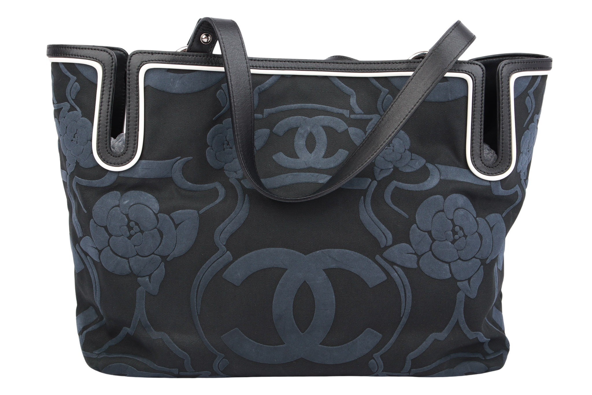 Chanel Camelia Tote Bag Schwarz