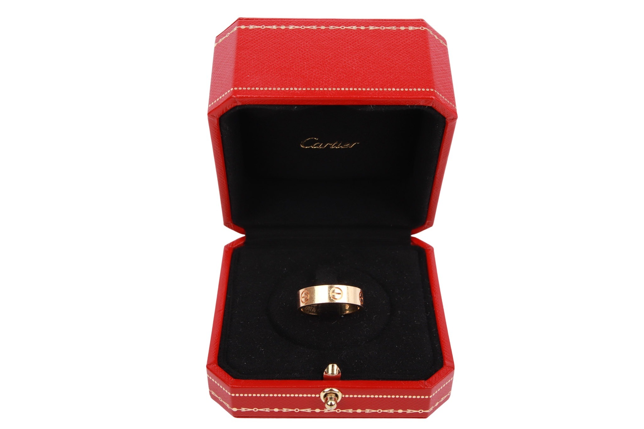 Cartier Love Ring 750er Gold 5,5 mm breit Gr. 56
