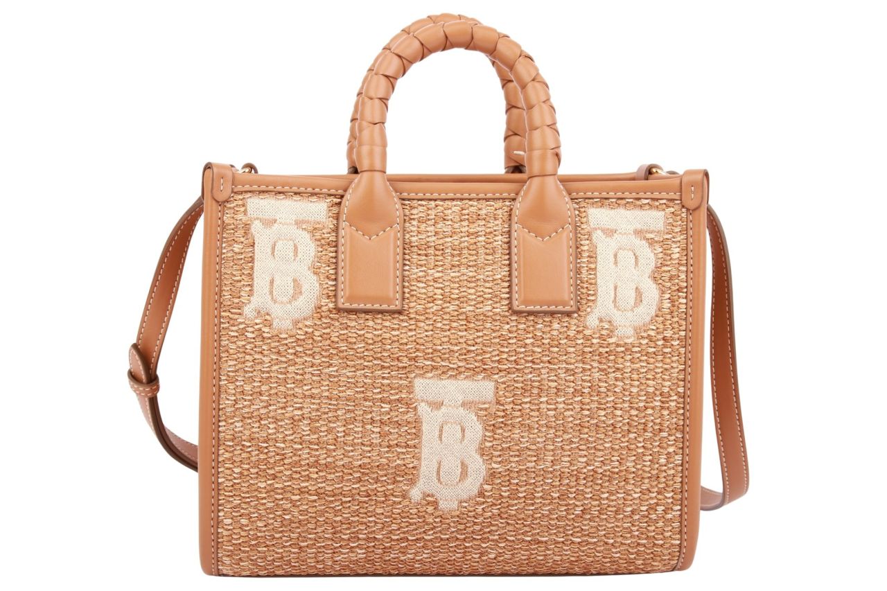 Burberry Freya Mini Raffia
