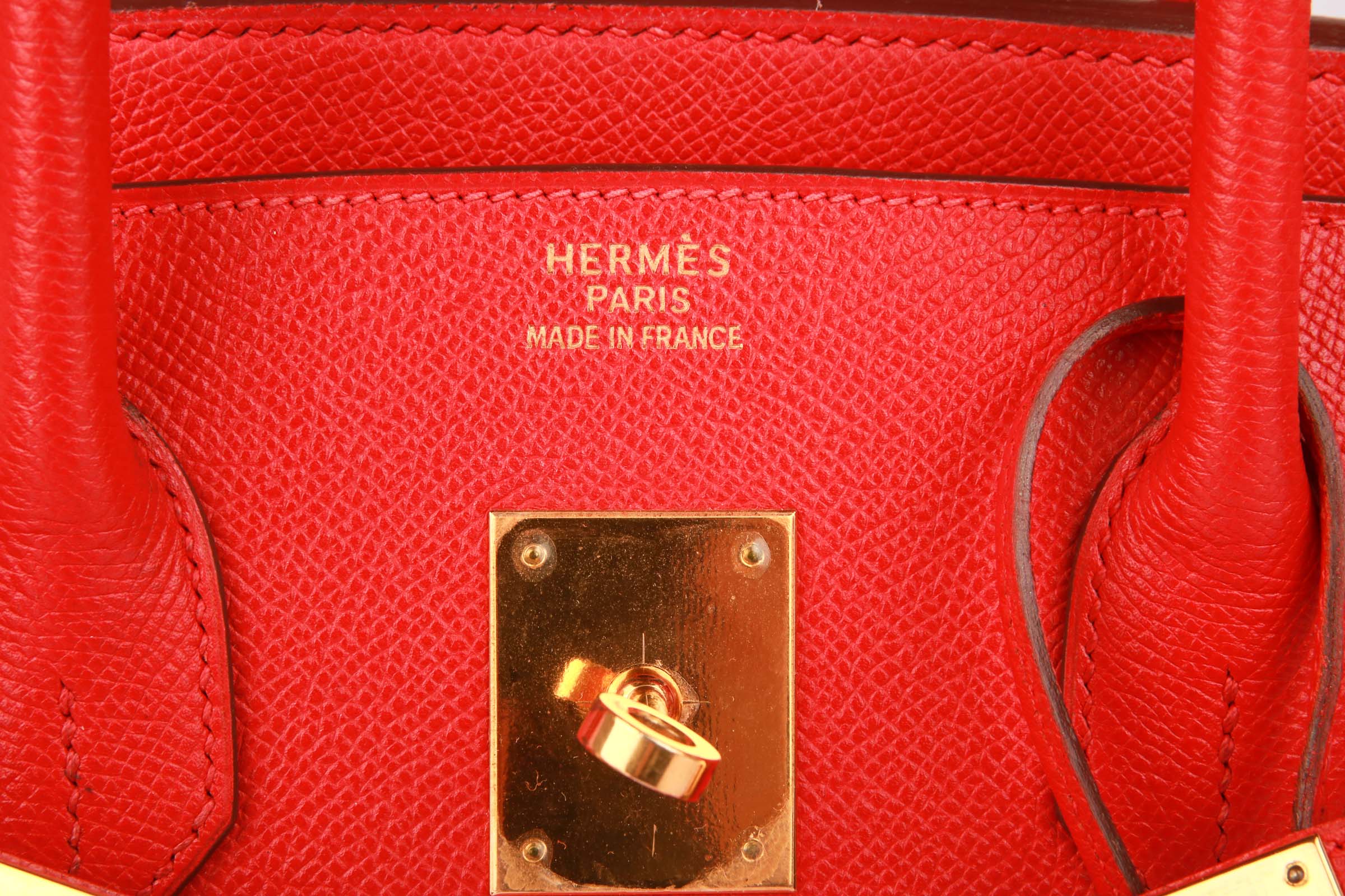 Birkin 35 in Rouge Veau Epsom, Hermès - Designer Exchange