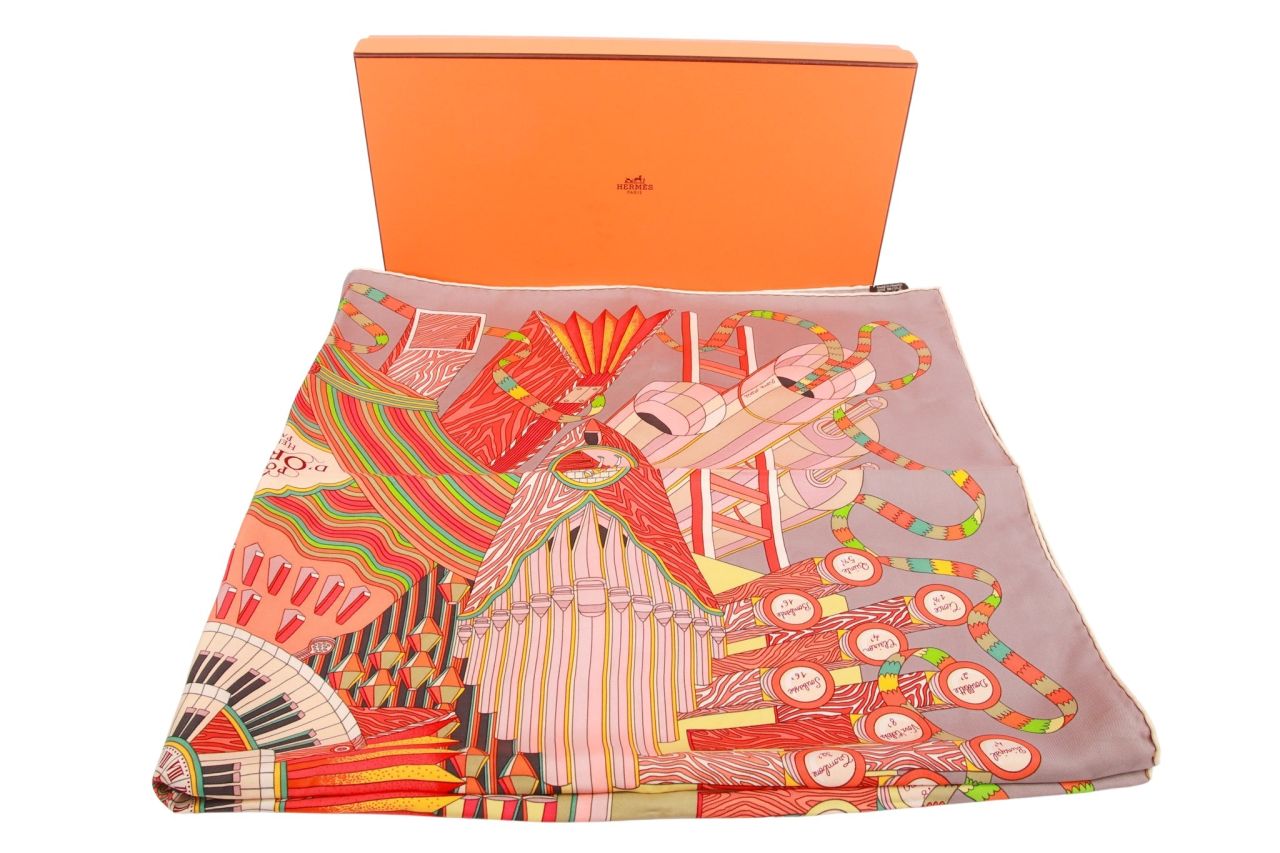 Hermès Carré "Point d'Orgue" 90 x 90 cm