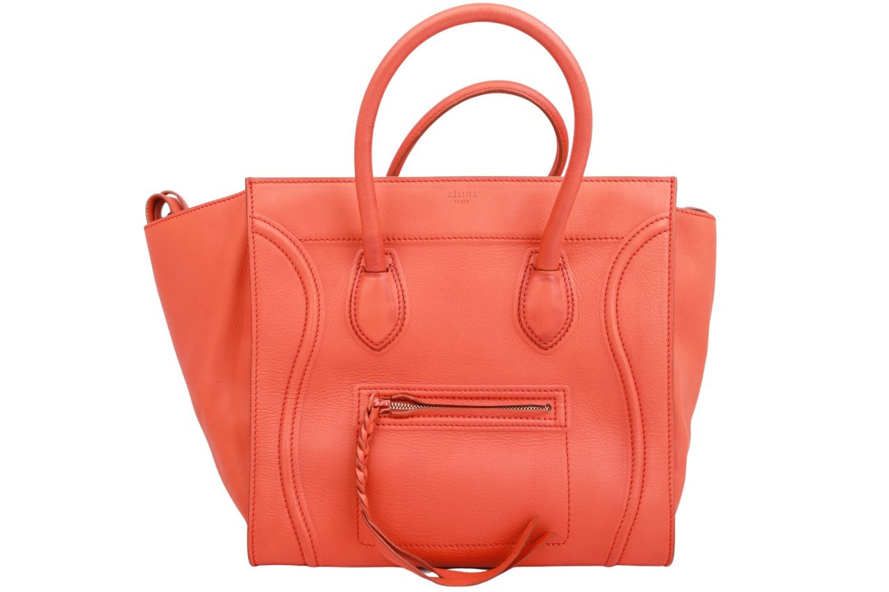 Celine Phantom Leder Orange