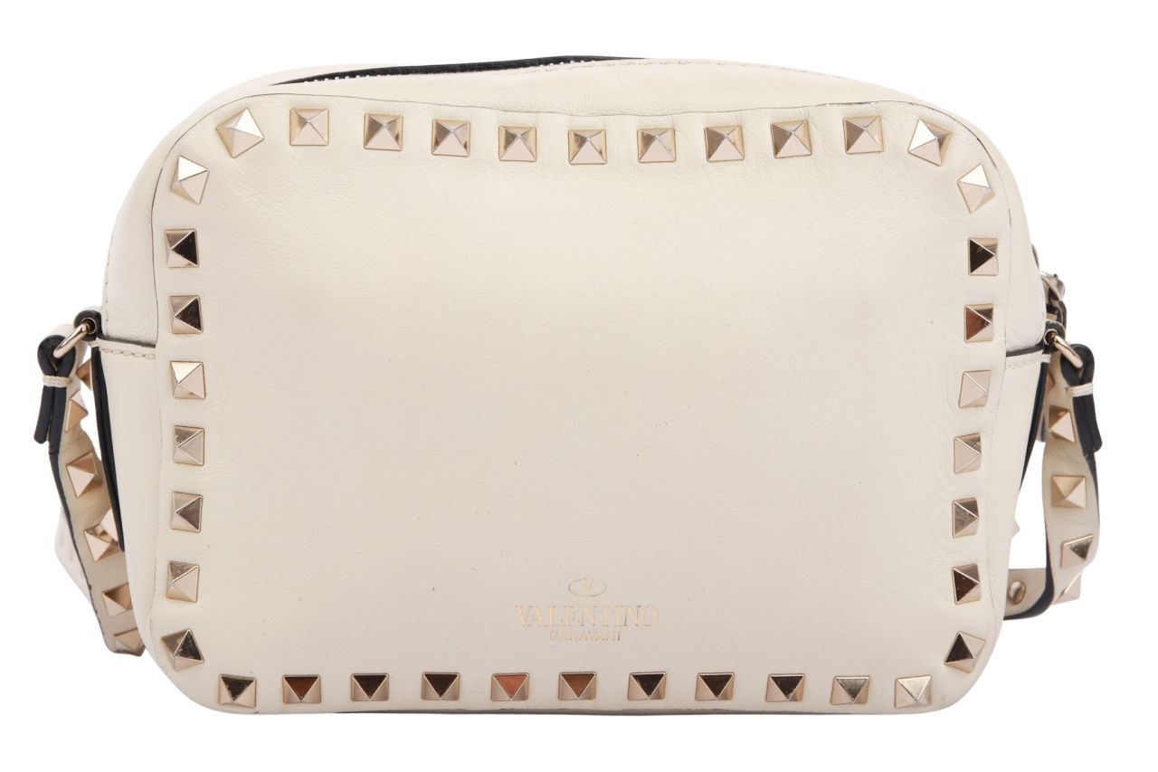 Valentino Rockstud Bag Small Creme