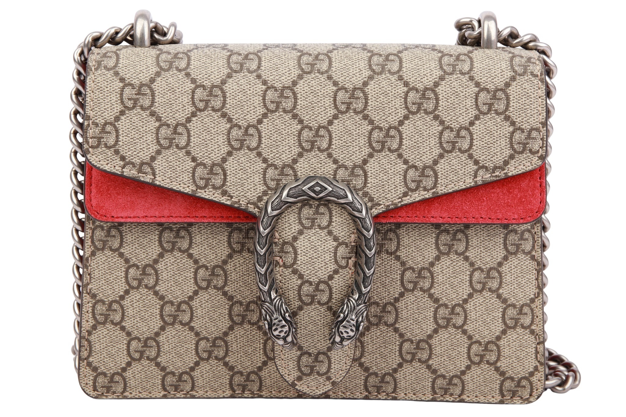 Gucci Dionysus Guccissima Canvas Braun / Rot