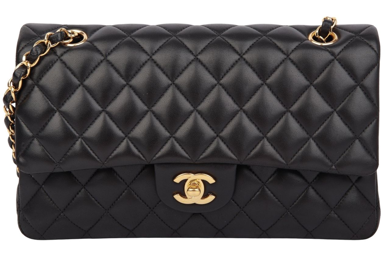 Chanel Timeless Classic Double Flap Medium Schwarz