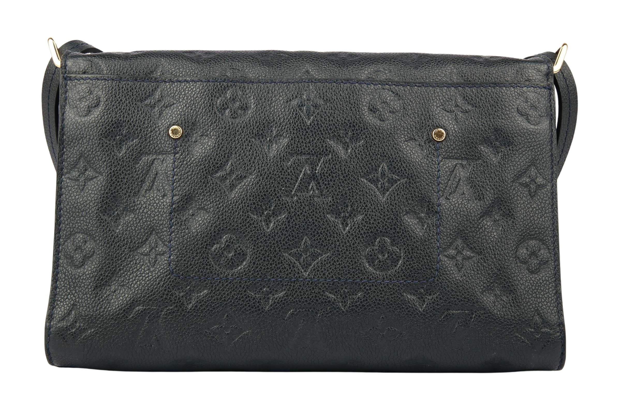 Louis Vuitton Black Monogram Empreinte Leather Fascinante Shoulder