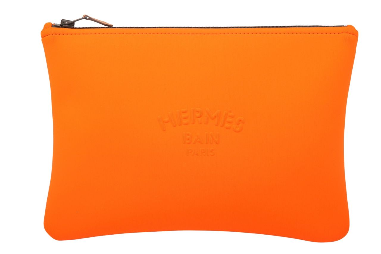 Hermès Kulturtasche Bain Orange