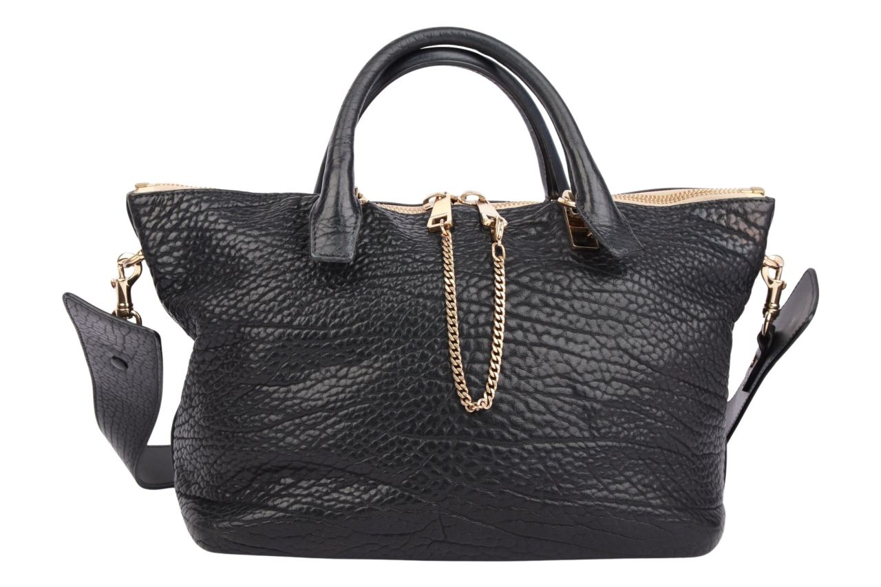 Chloé Baylee Two Tone Schultertasche Schwarz