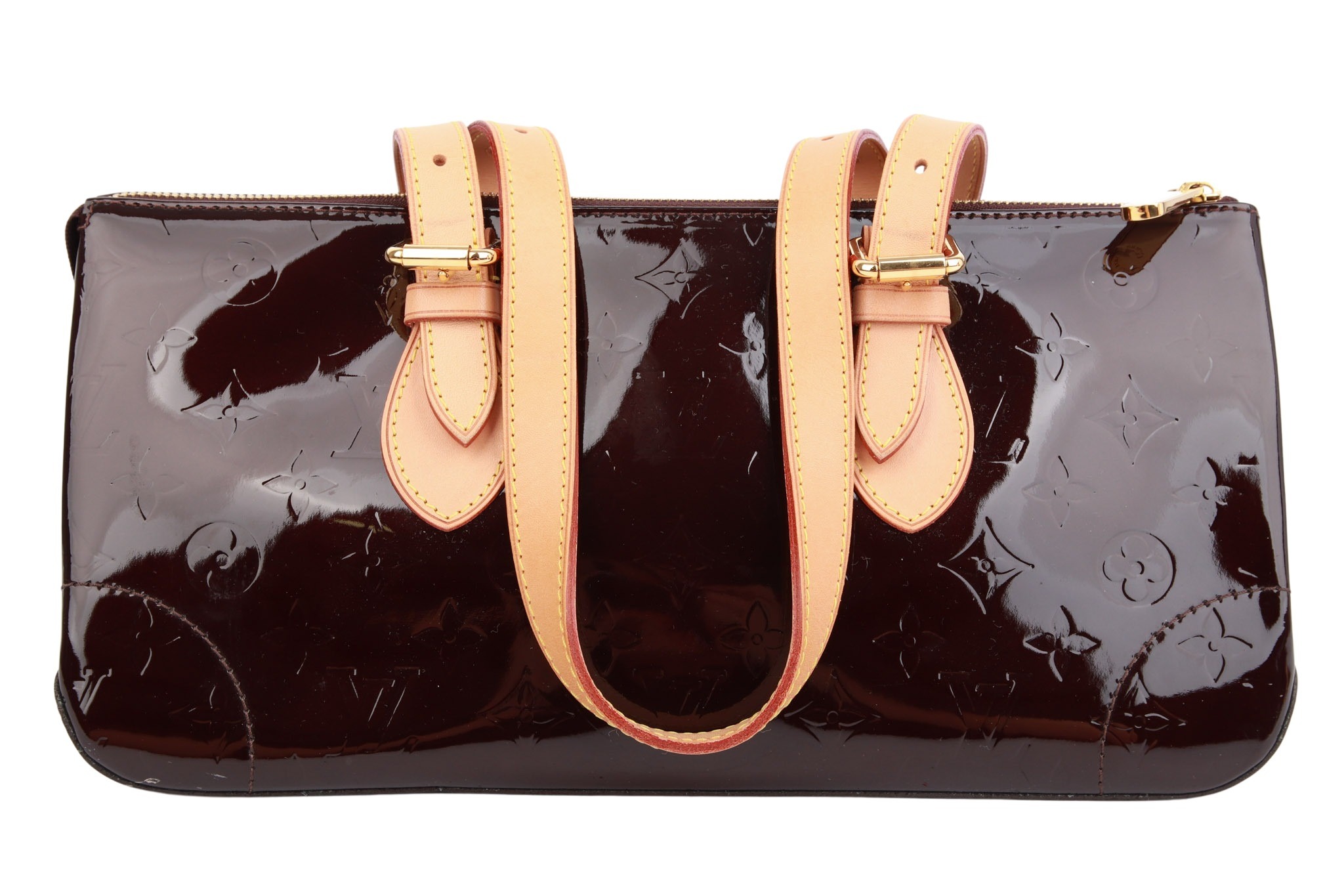Louis Vuitton Rosewood Avenue Monogram Vernis Amarante