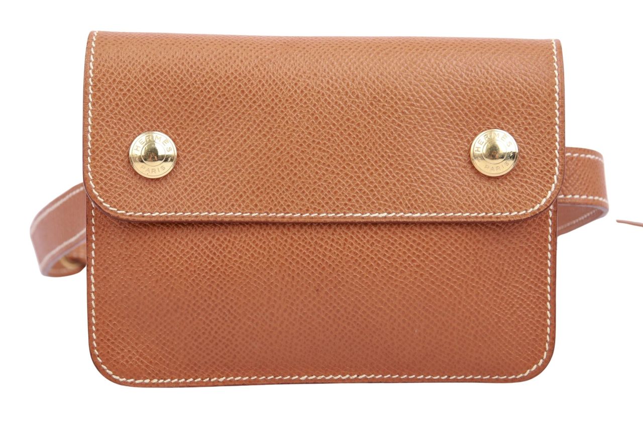 Hermès Epsom Gürteltasche Braun