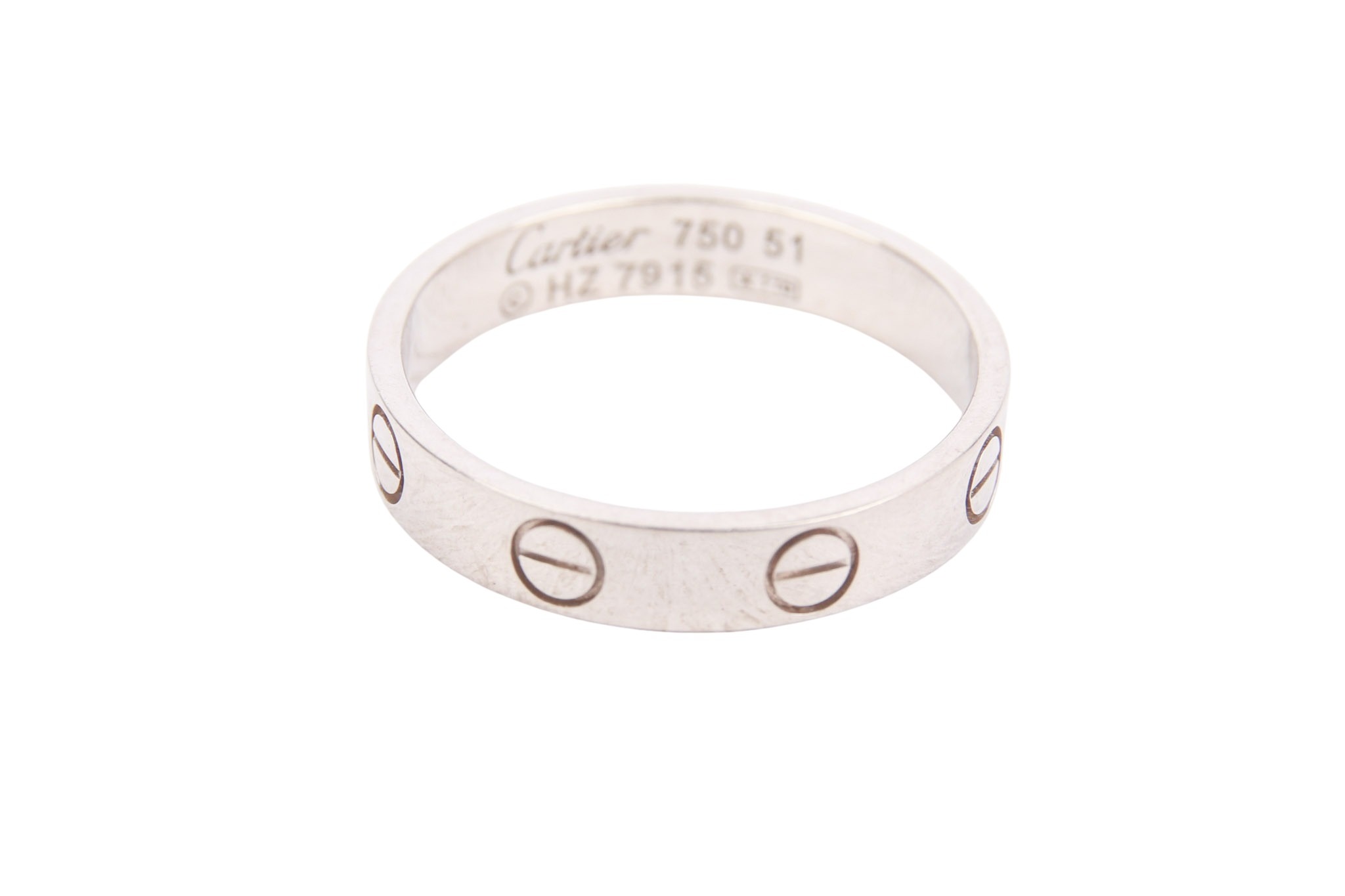 Cartier Love Ring 750er Weißgold Gr. 51