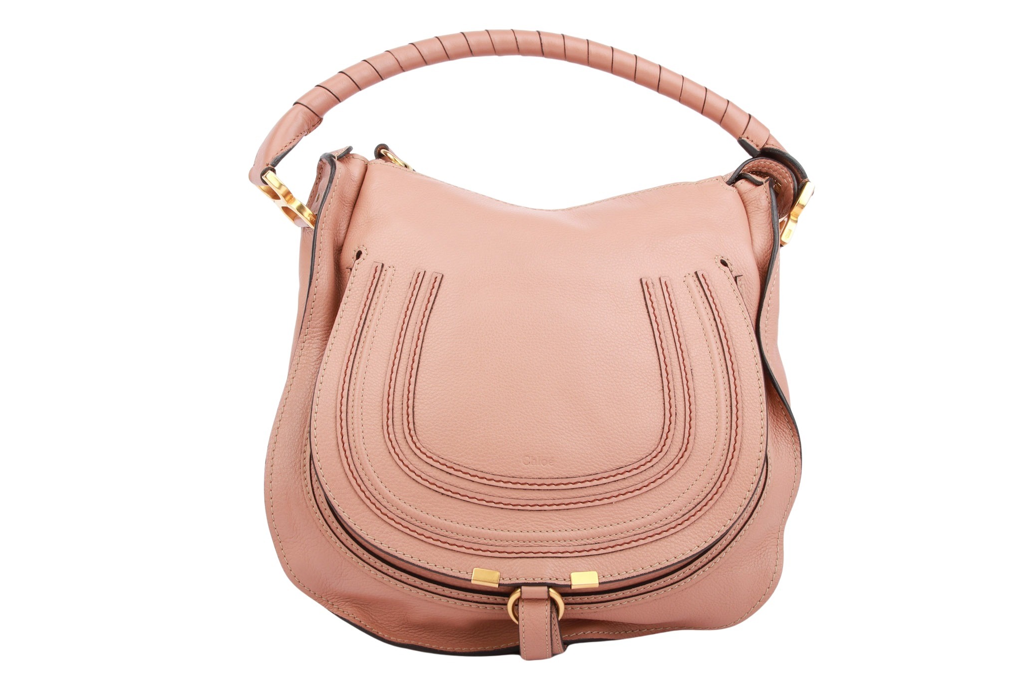 Chloé Marcie Medium Leder Nude