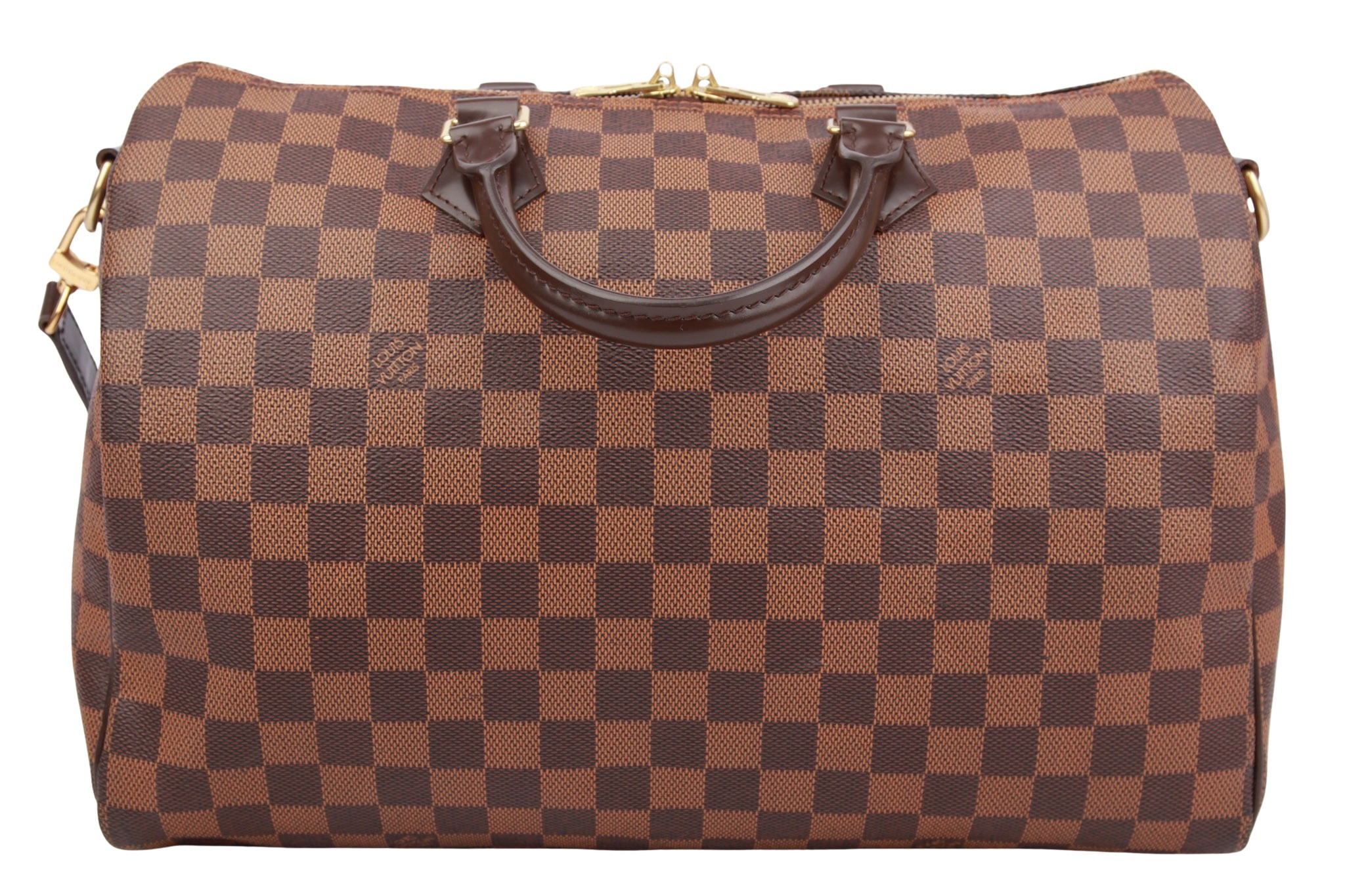 Louis Vuitton Speedy 35 Bandouliere Damier Ebene Canvas