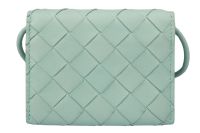 Bottega Veneta Card Case on Strap Light Blue Bottega Veneta Card Case on Strap Light Blue