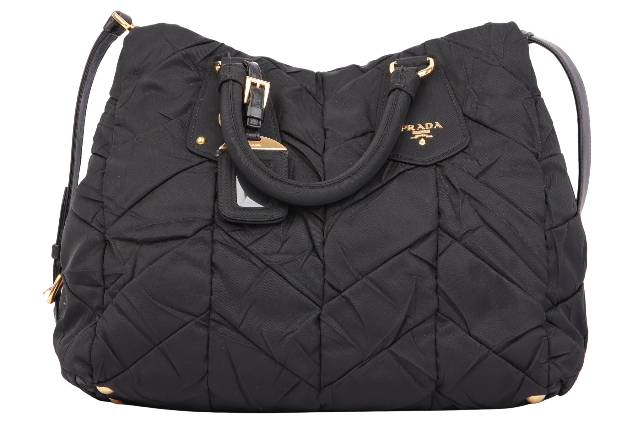 Prada Nylon Handtasche Schwarz