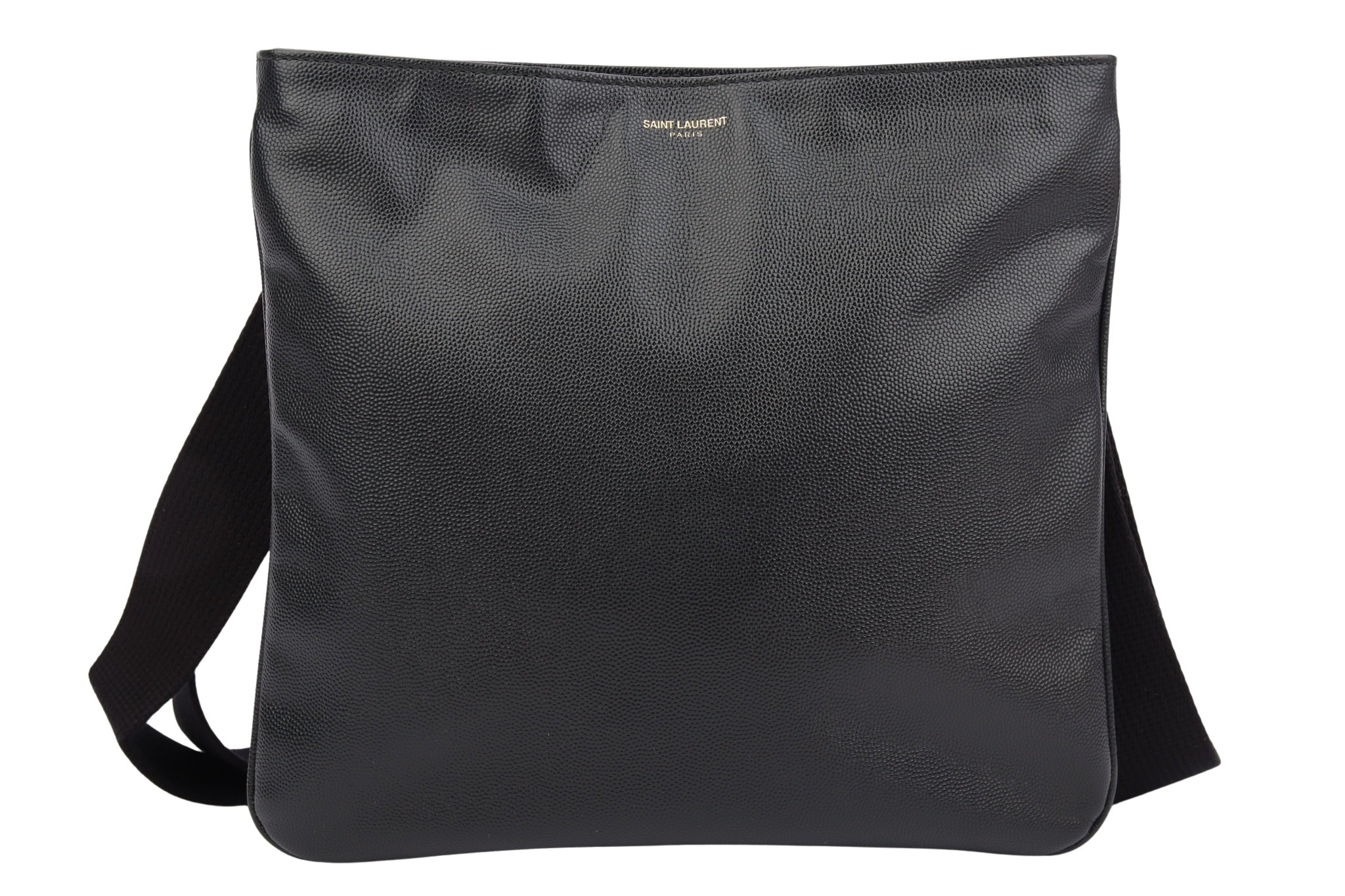 Saint Laurent Umhängetasche Leder Schwarz