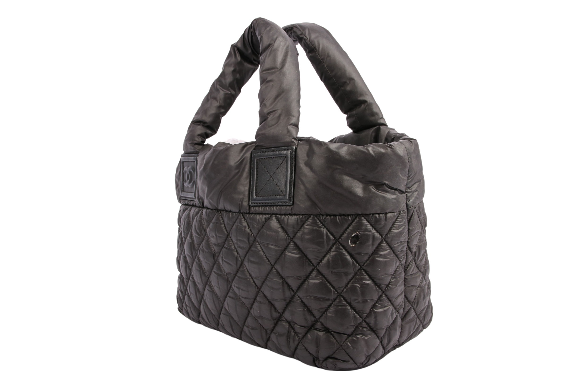 Chanel Cocoon Handbag Nylon Black