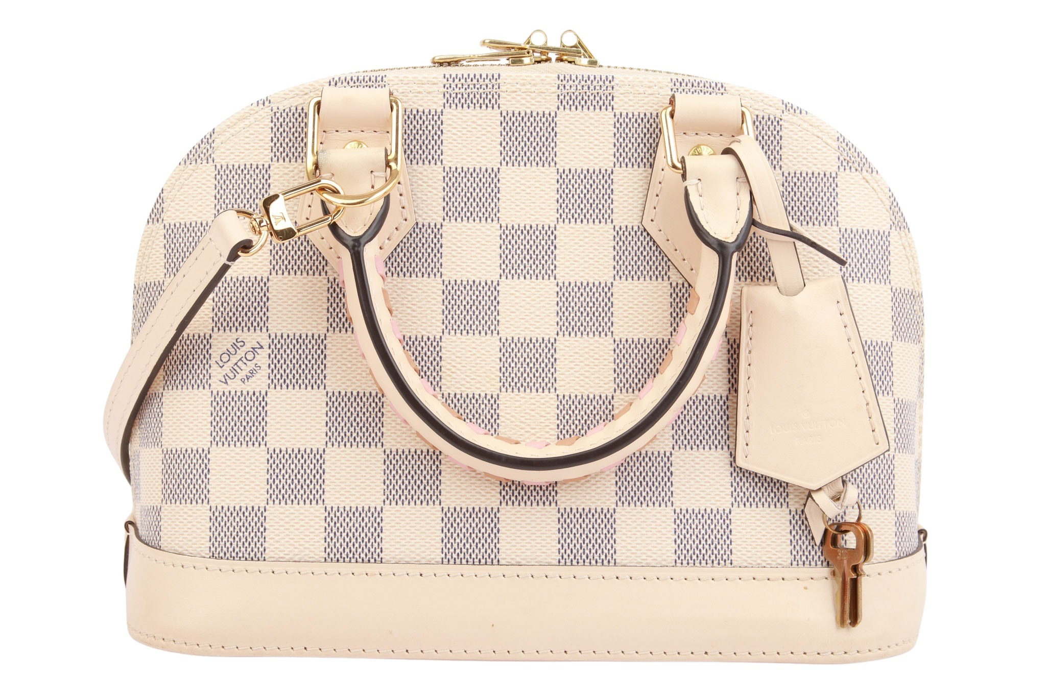 Louis Vuitton Braided Alma BB Damier Azur Canvas