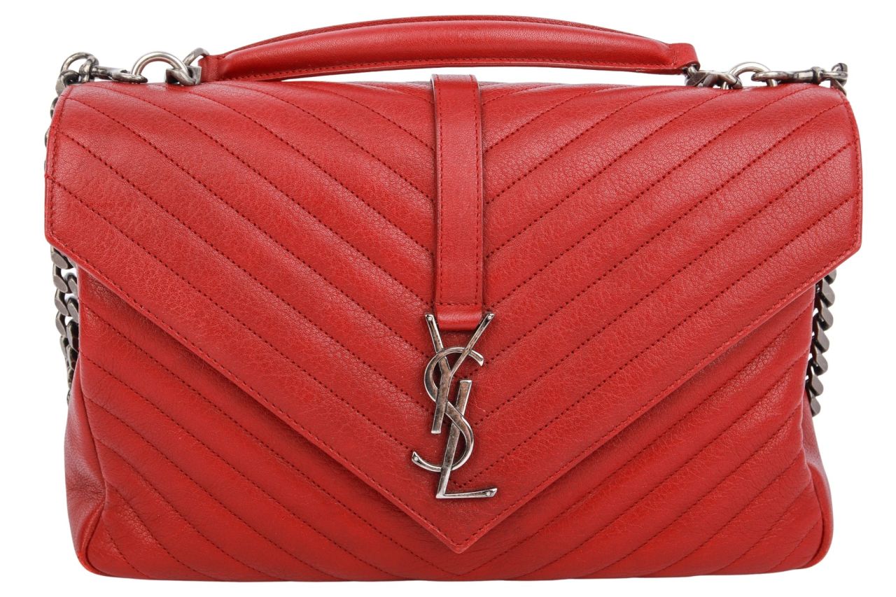 Saint Laurent College Large Bordeaux