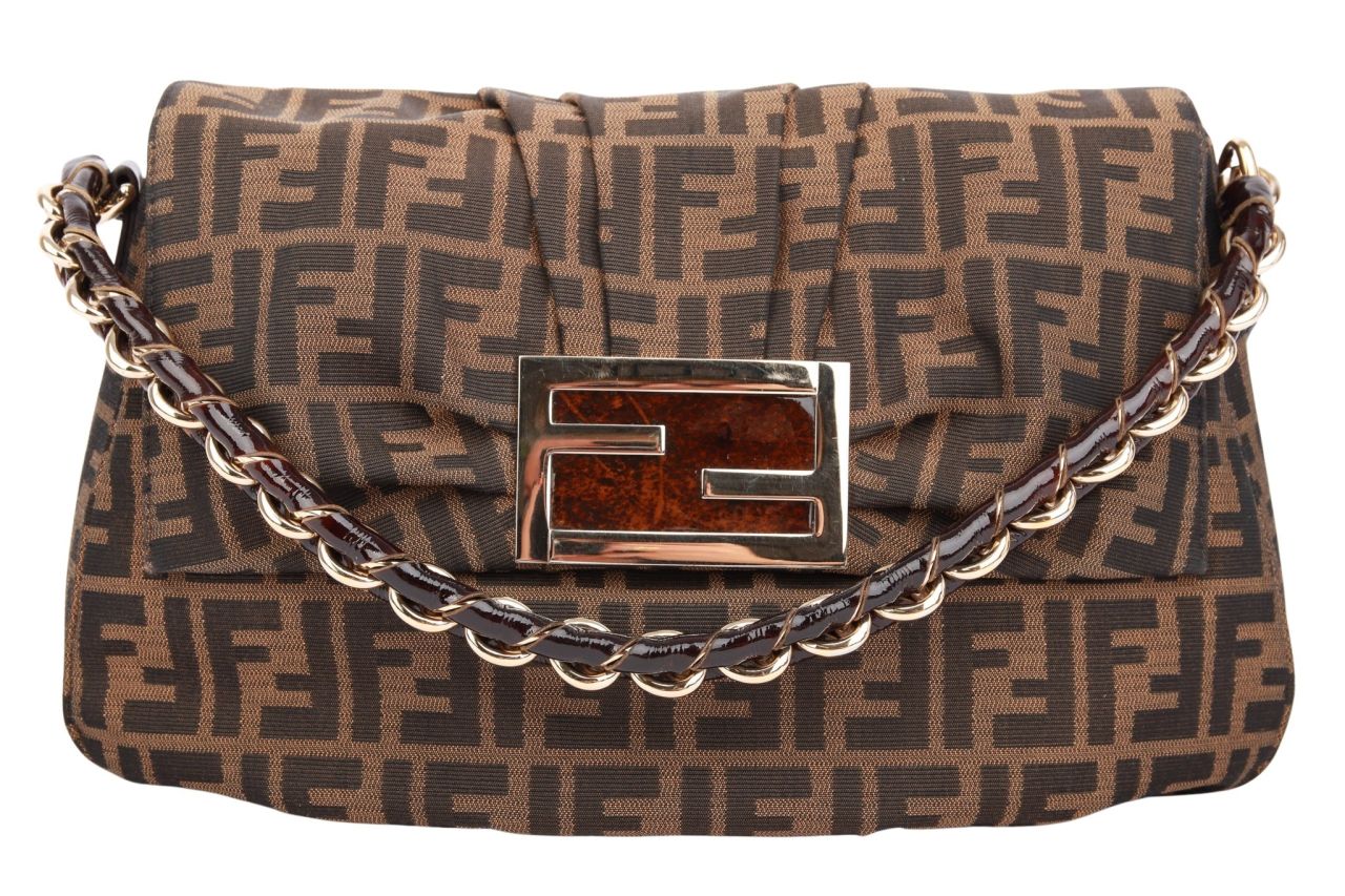 Fendi Mama Baguette Braun Zucca Canvas