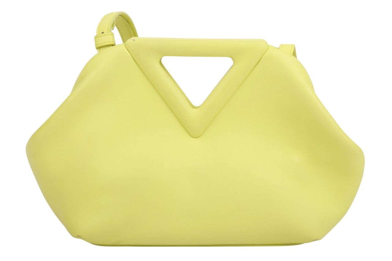 Bottega Veneta Point Gelb Leder