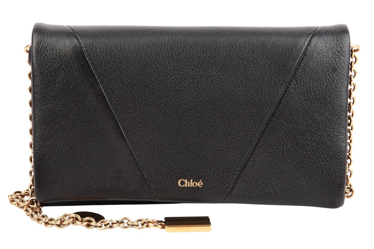 Chloé Heritage Shoulder Bag Schwarz