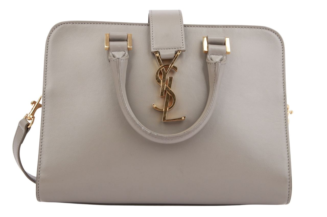 Saint Laurent Baby Cabas Tasche Grau