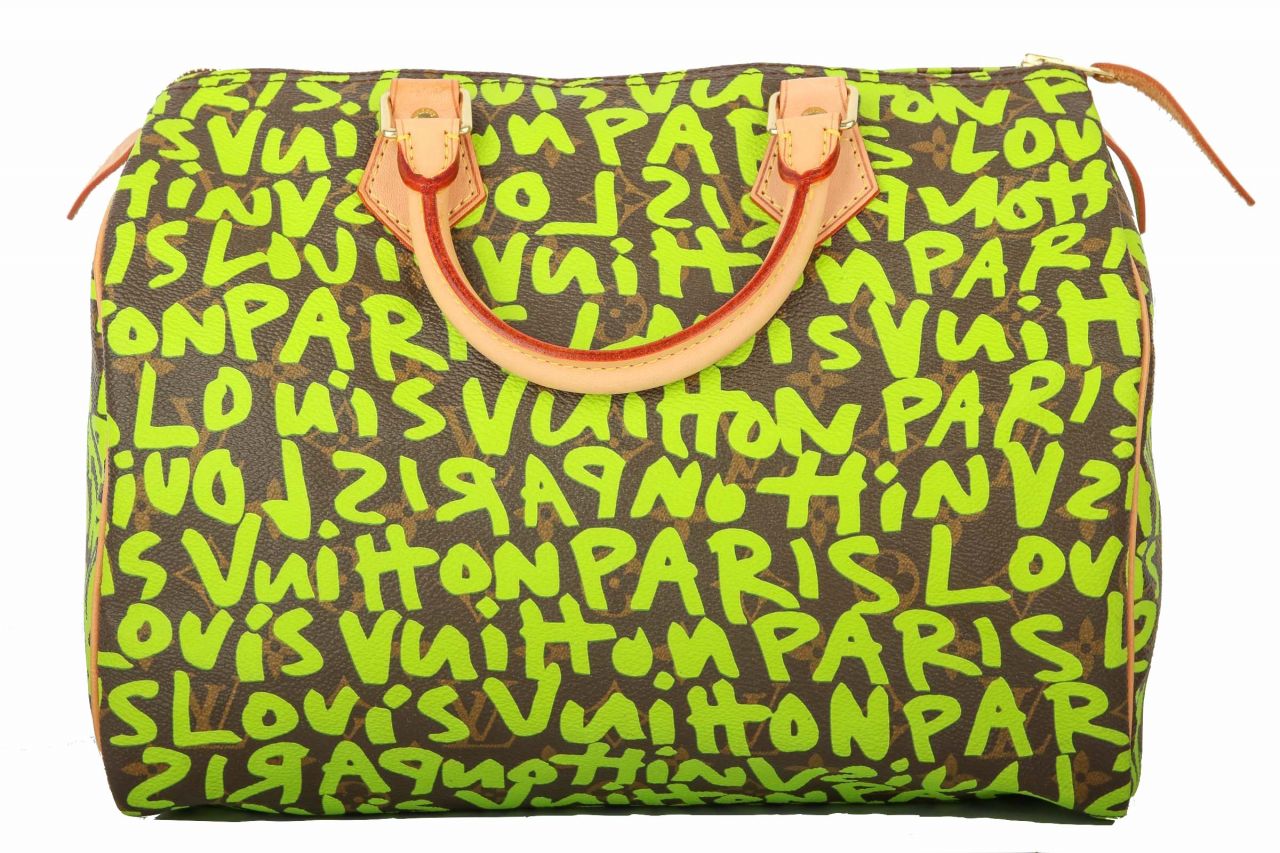 Louis Vuitton Speedy 30 Graffiti Print Limited Edition