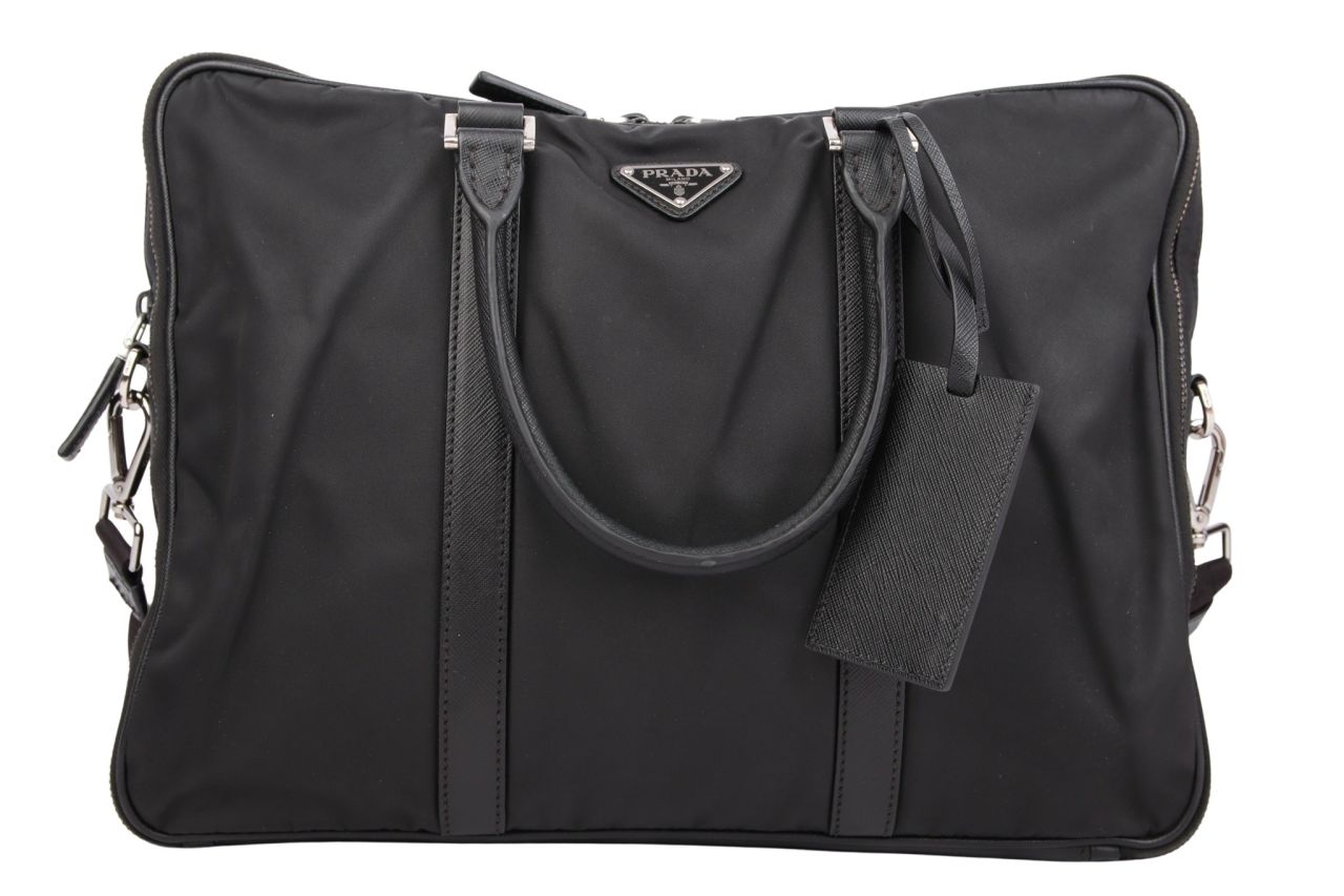 Prada Re-Nylon Messenger Bag Schwarz