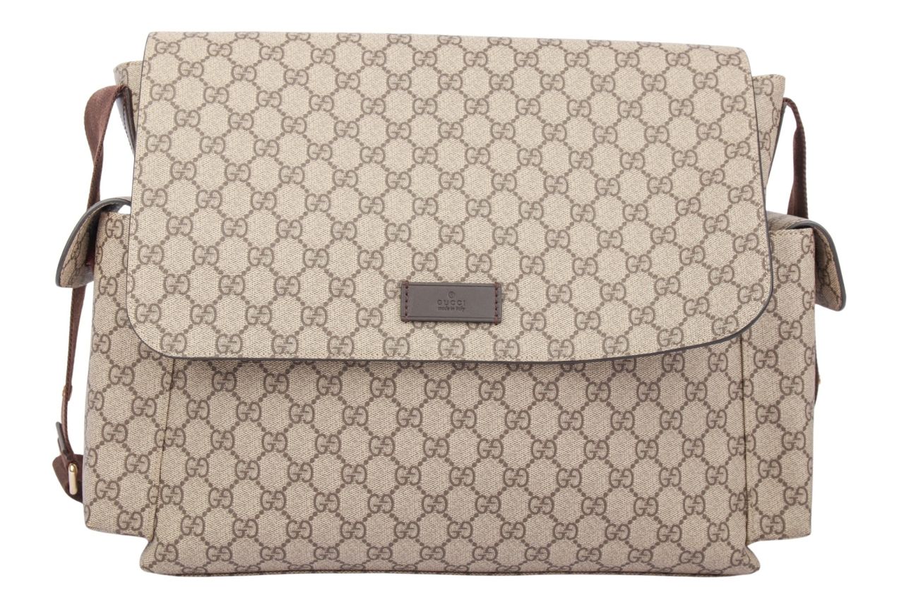 Gucci GG Supreme Canvas Wickeltasche Inkl. Wickelauflage